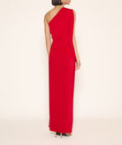 Sadh | Red jersey one shoulder cut out Adya maxi dress