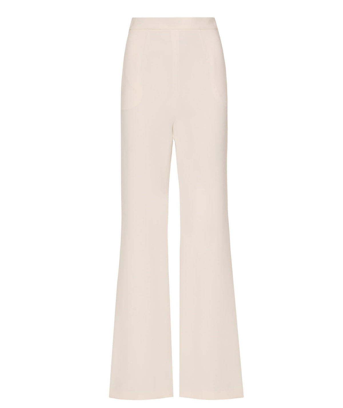 Maison Zoulias | Ivory crepe Ros pants