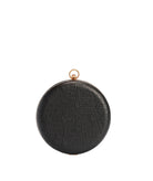 Zeus+Dione | Black leather Tara Sky clutch bag