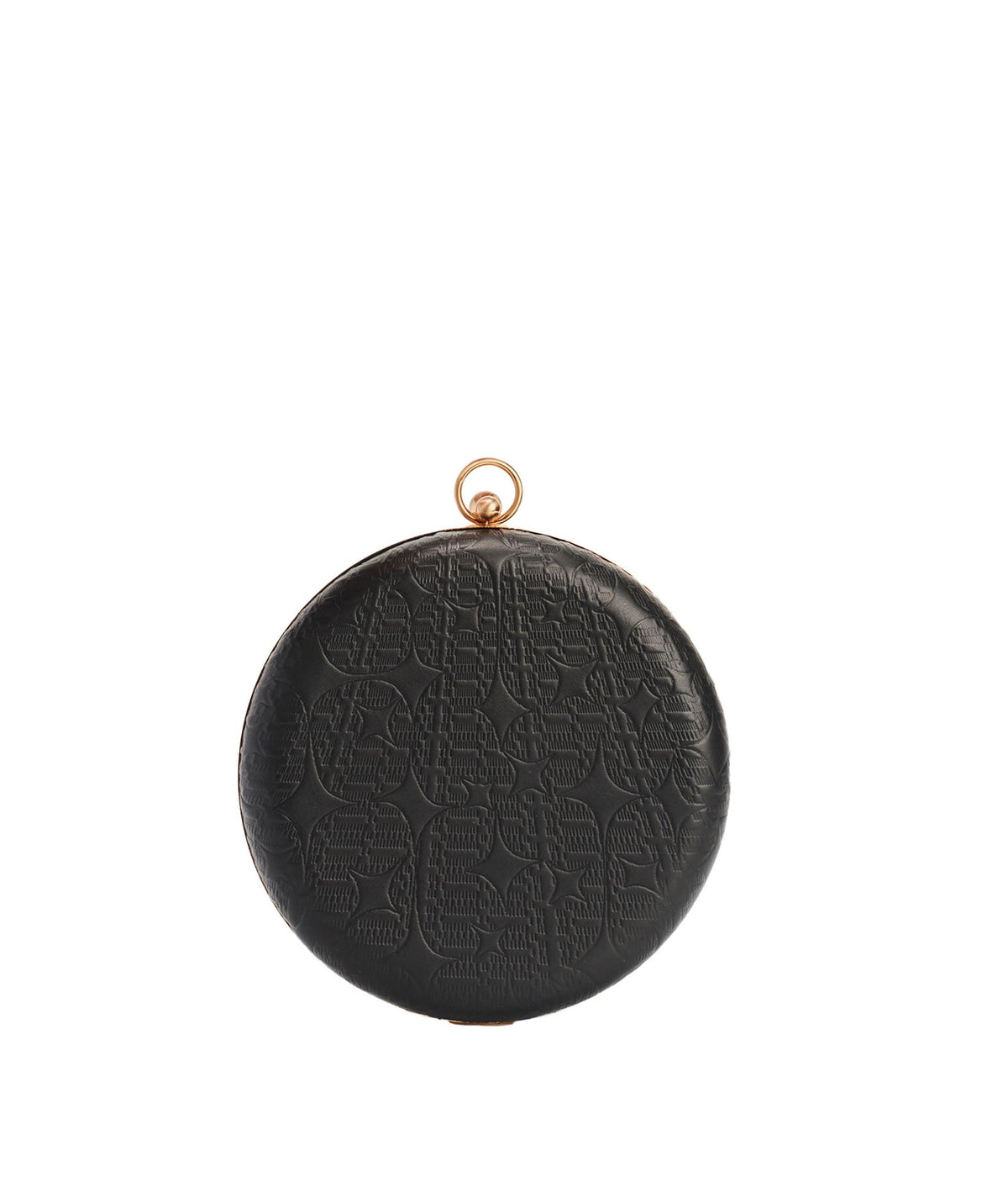 Zeus+Dione | Black leather Tara Sky clutch bag