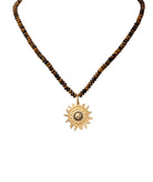 Antonia Karra | Desert Sun gold-plated silver necklace - eye of the tiger