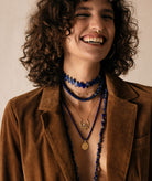 Antonia Karra | Mira coin necklace - lapis