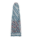 The Artians | Multicolor printed Choikon halter maxi dress