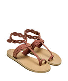 Valia Gabriel | Brown nubuck Cordelia sandals