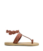 Valia Gabriel | Brown nubuck Cordelia sandals