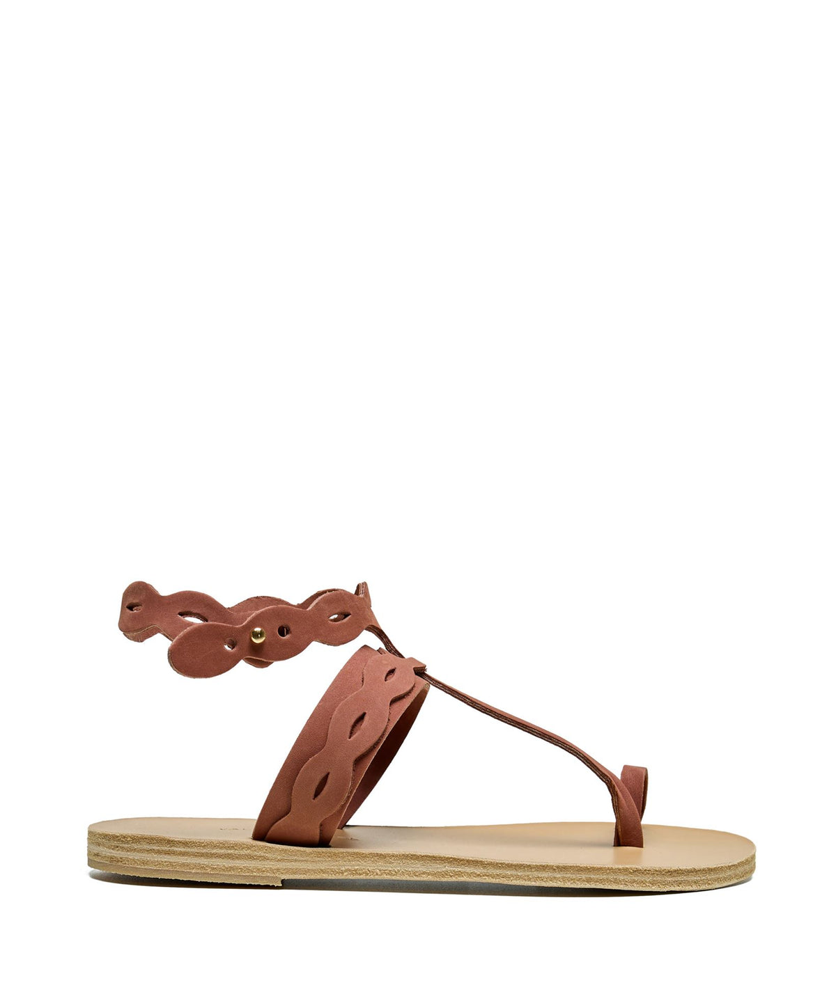 Valia Gabriel | Brown nubuck Cordelia sandals