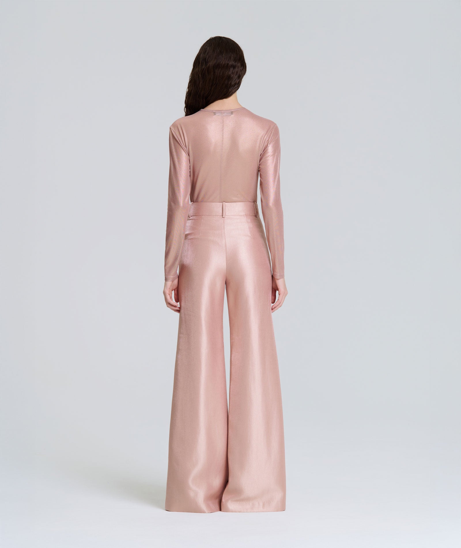 Stelios Koudounaris | Beige high-waisted flared pants