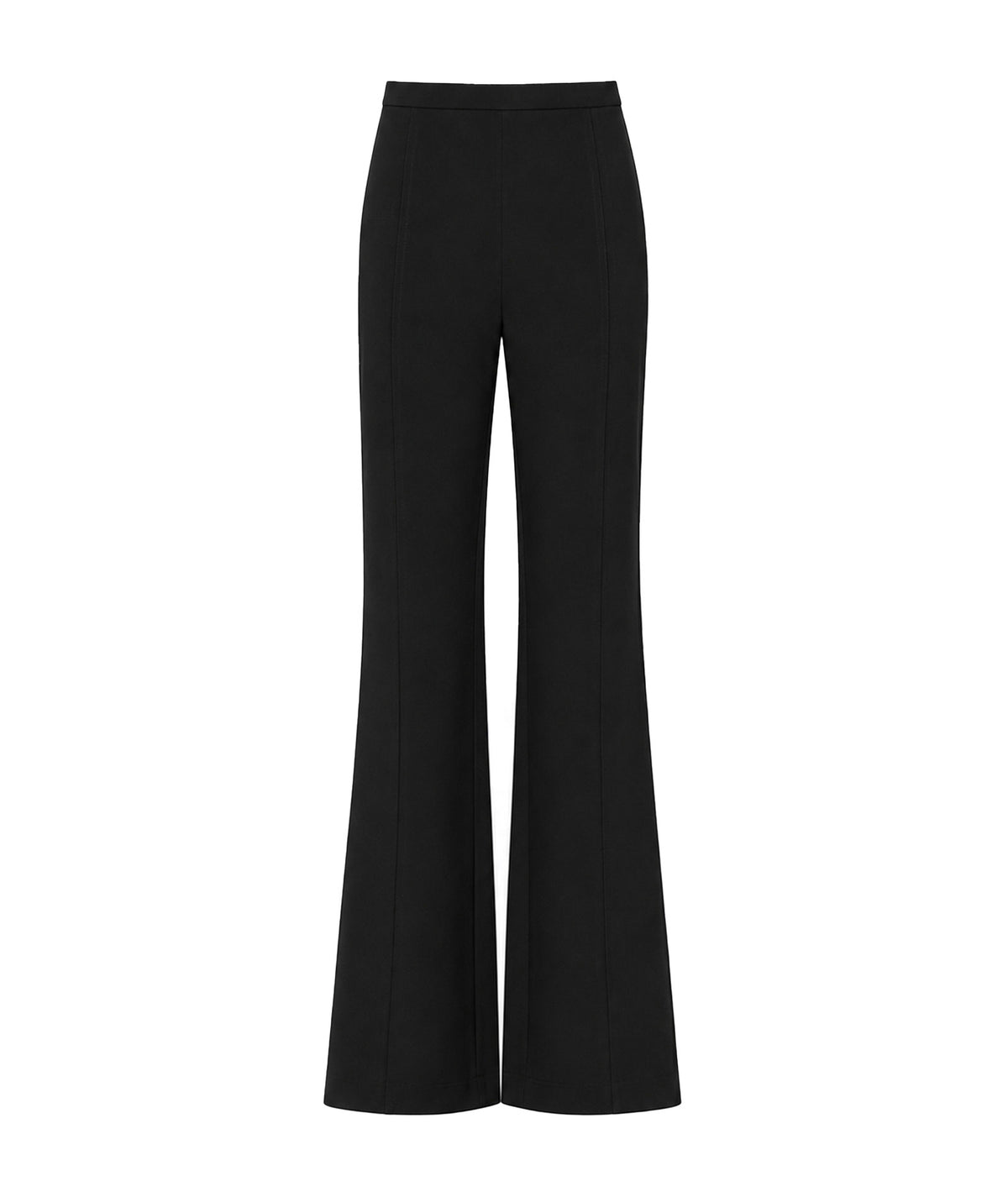 Costarellos | Black crepe wide-leg Maree pants