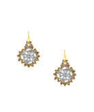 Contessina Jewelry | Eugenie lace earrings - silver and gold