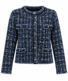 Tailor Made | Anthracite blue knitted jacket
