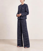 Tailor Made | Anthracite blue knitted jacket