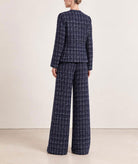 Tailor Made | Anthracite blue knitted jacket