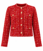 Tailor Made | Red knitted jacket