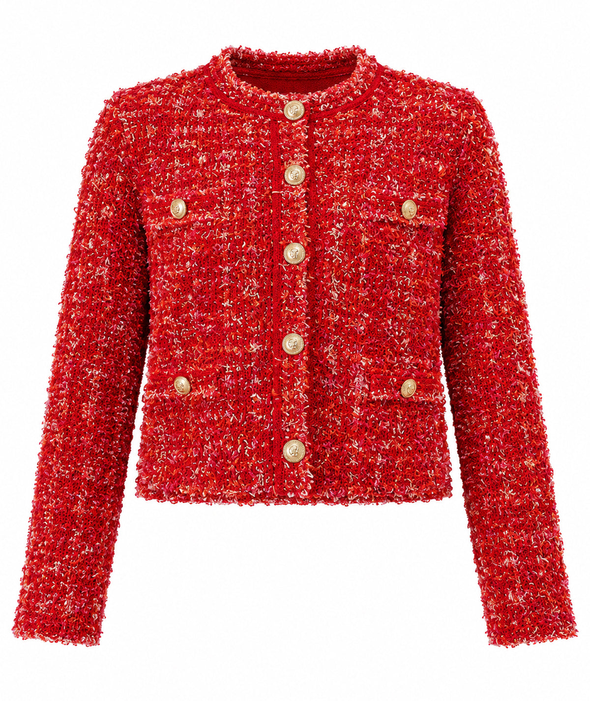 Tailor Made | Red knitted jacket