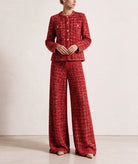 Tailor Made | Red knitted pants