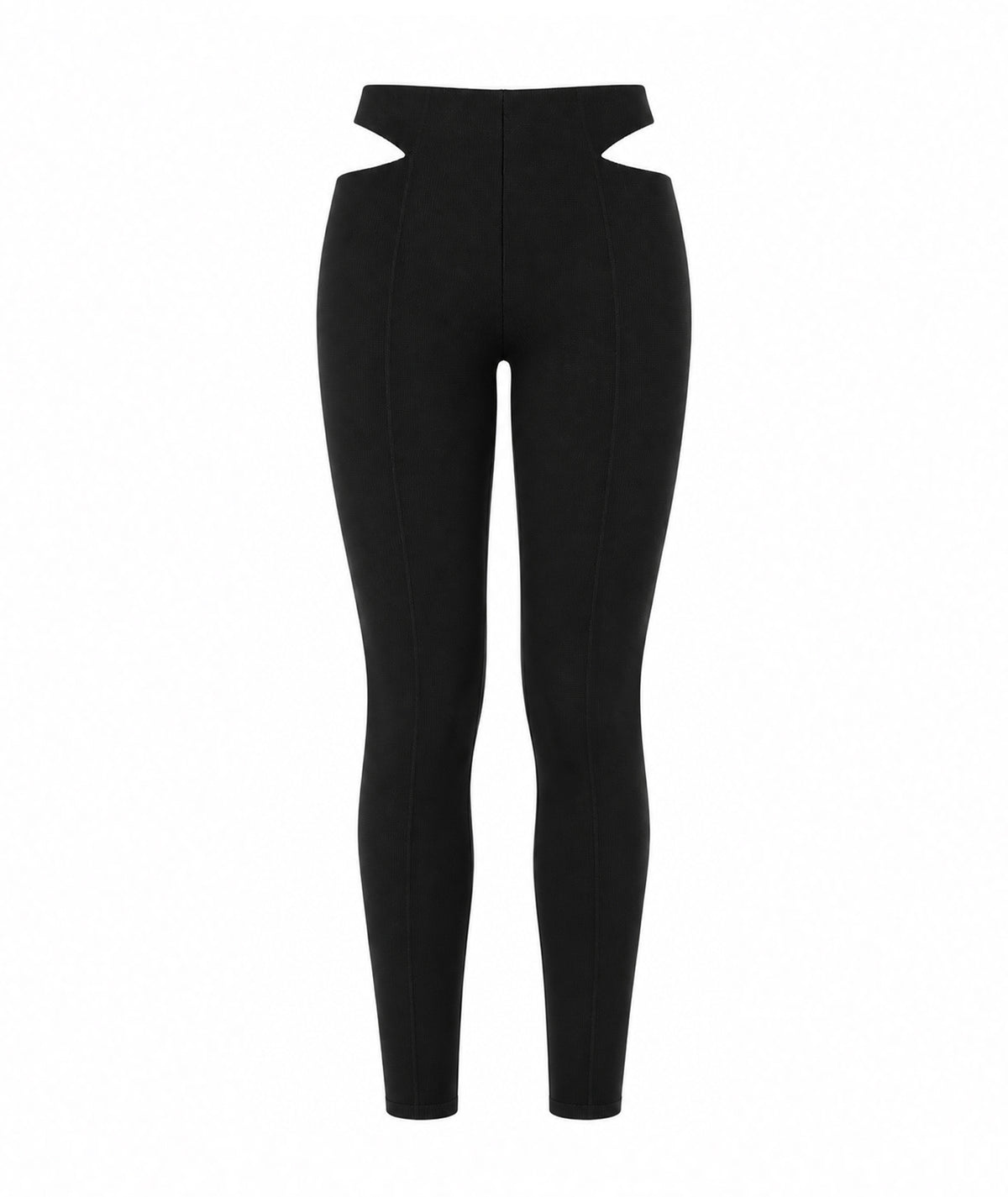 Tailor Made | Black knitted cut-out leggings