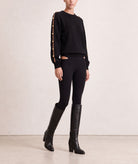 Tailor Made | Black knitted cut-out leggings
