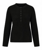 Tailor Made | Black rib-knitted sweater
