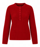 Tailor Made | Red rib-knitted sweater