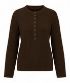 Tailor Made | Brown rib-knitted sweater