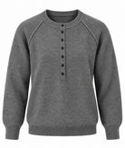 Tailor Made | Grey knitted buttoned sweater