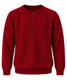 Tailor Made | Bordeaux knitted buttoned sweater