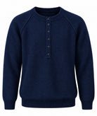 Tailor Made | Navy blue knitted buttoned sweater