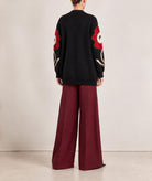 Tailor Made | Black knitted oversized cardigan