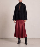 Tailor Made | Black knitted oversized cardigan