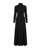 Mallory The Label | Black open-back high-neck Freya maxi dress