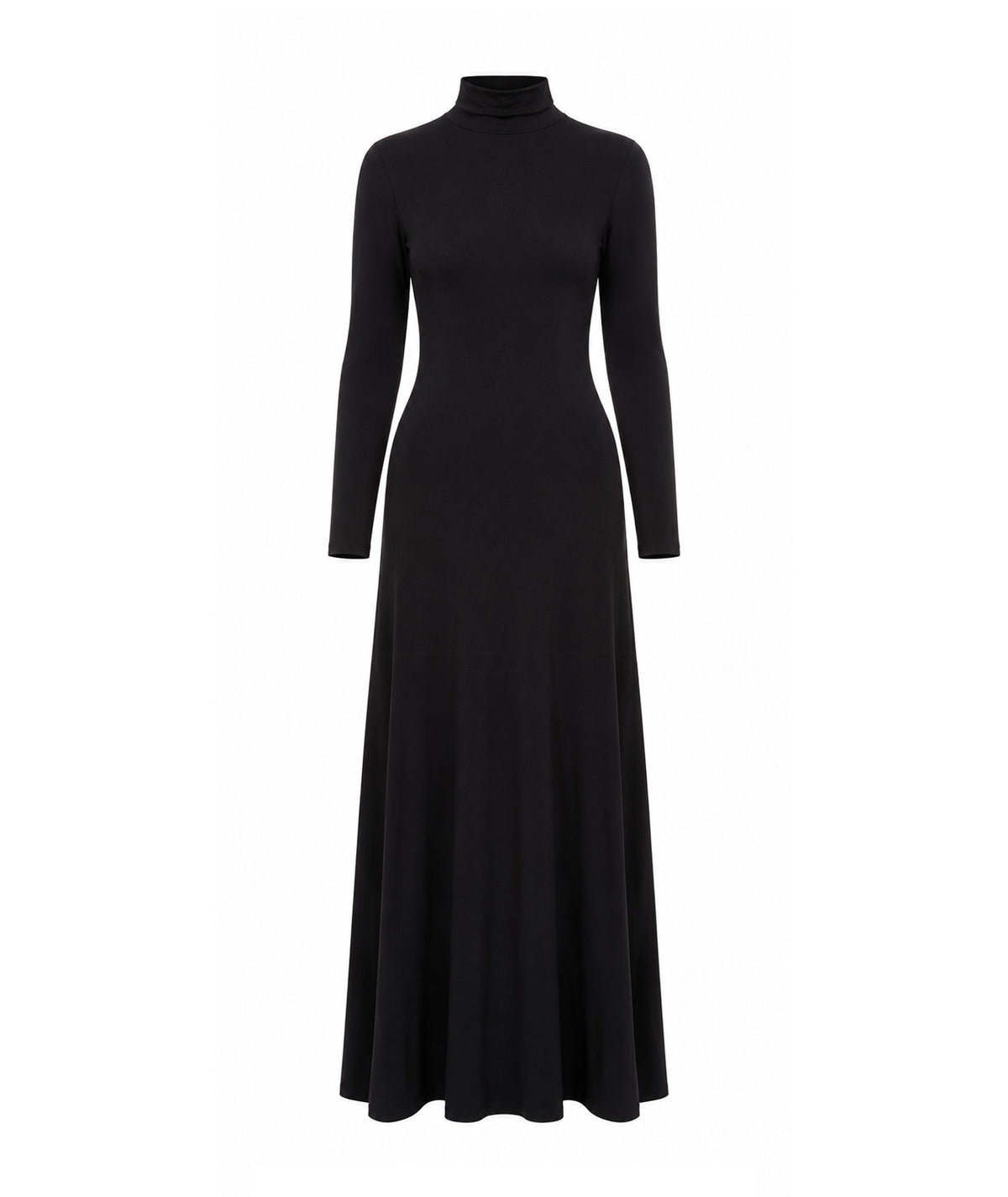Mallory The Label | Black open-back high-neck Freya maxi dress
