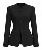 Nadia Rapti | Black Hourglass blazer