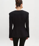Nadia Rapti | Black Hourglass blazer