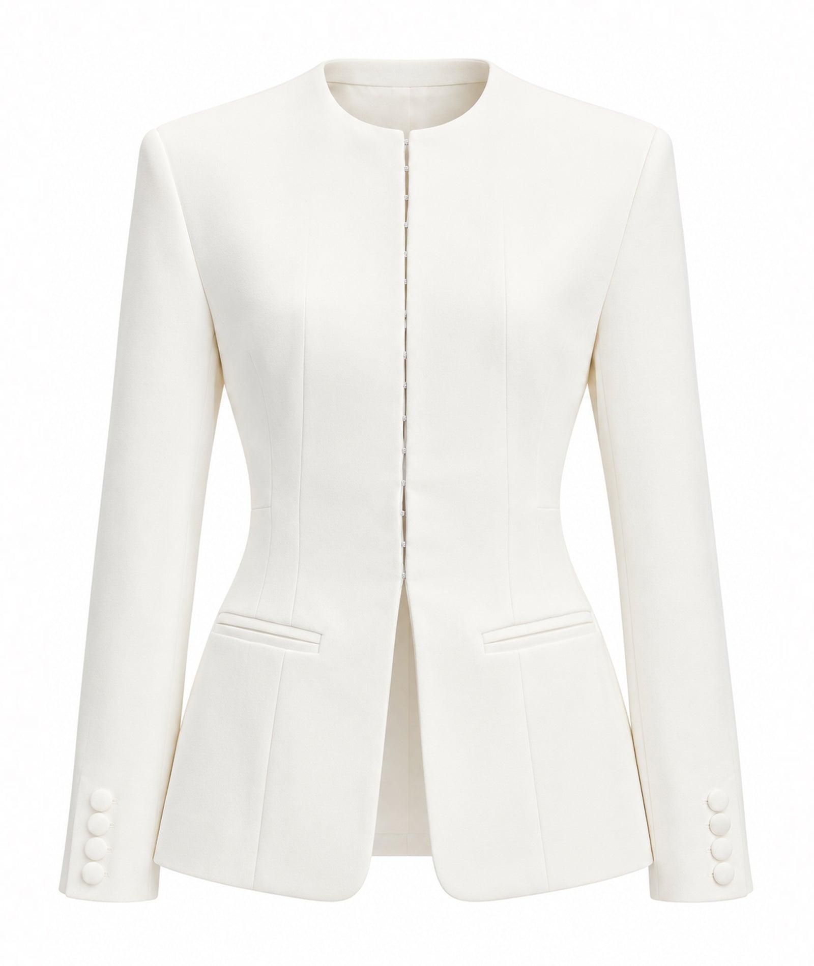 Nadia Rapti | Off-white Hourglass blazer