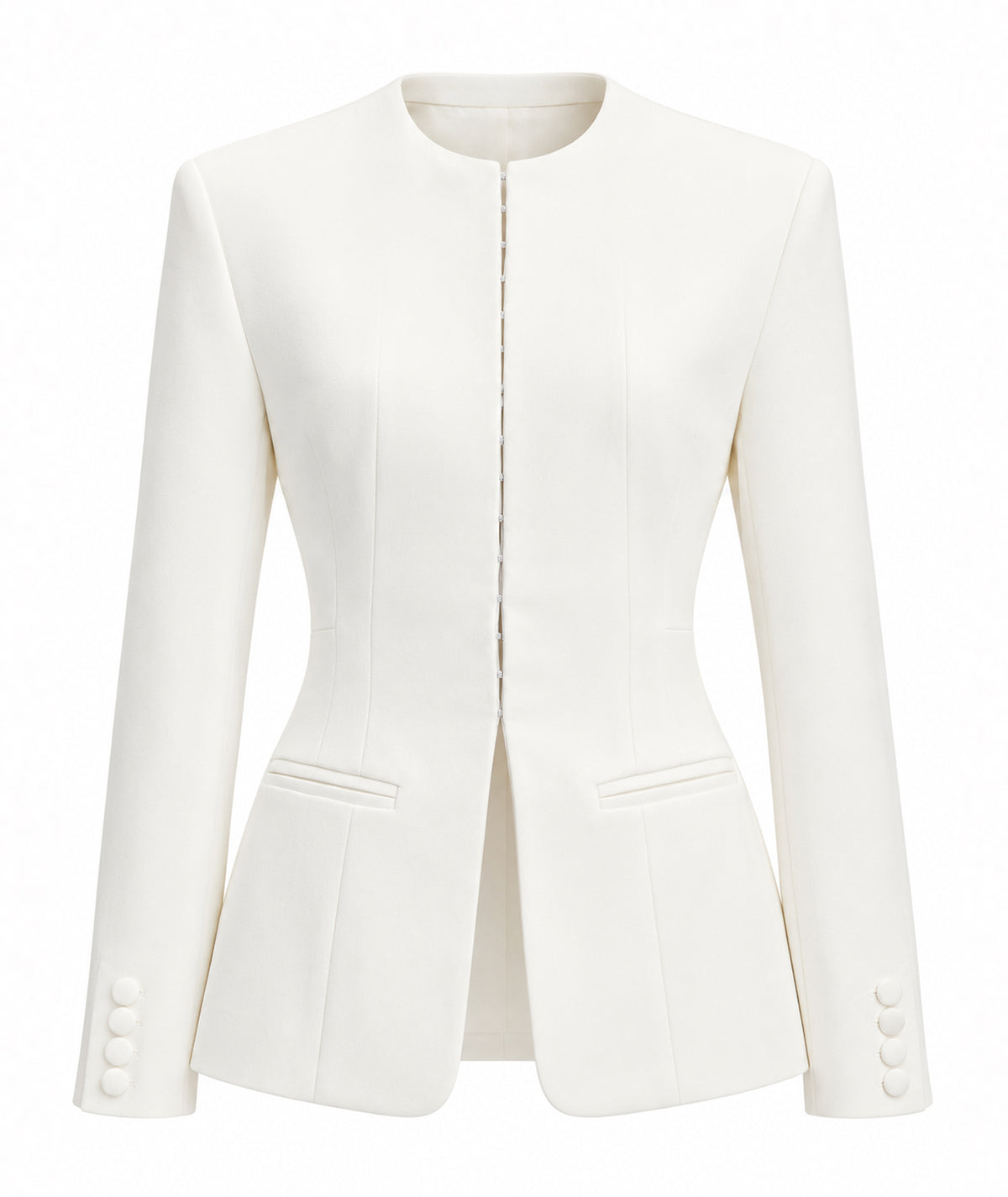 Nadia Rapti | Off-white Hourglass blazer