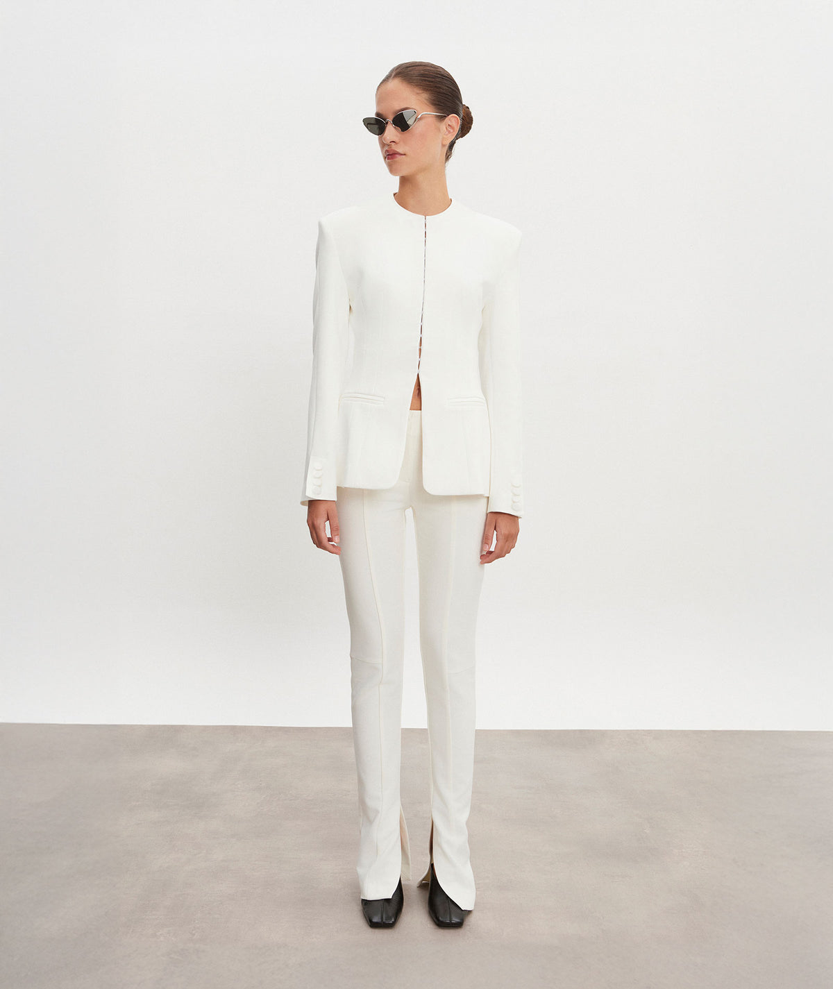 Nadia Rapti | Off-white Hourglass blazer