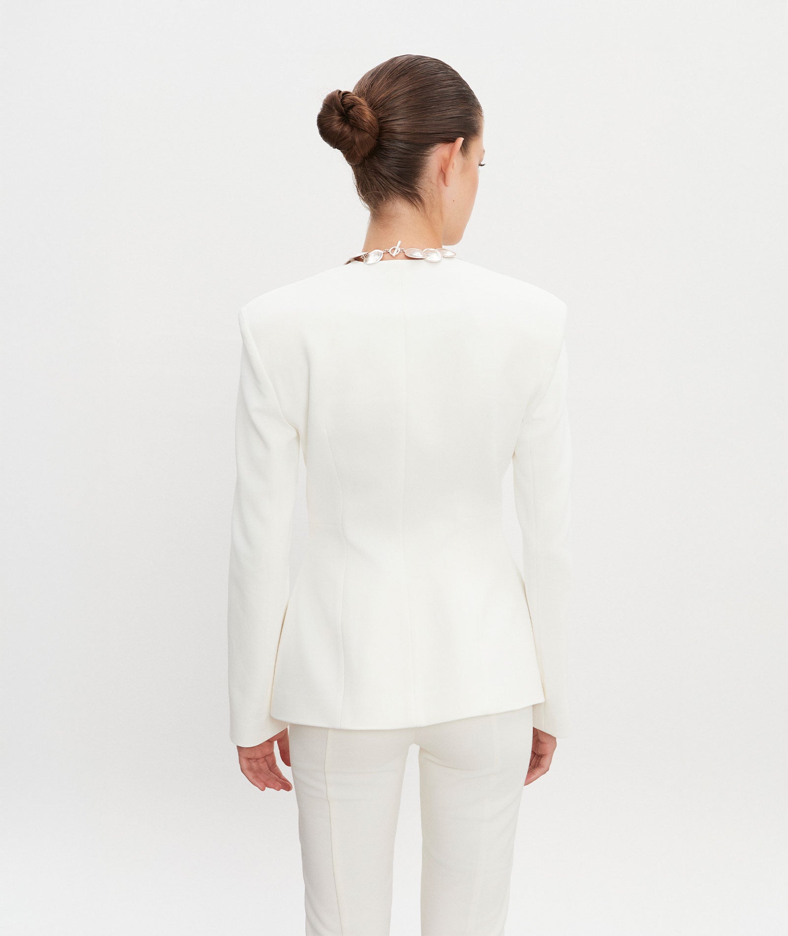 Nadia Rapti | Off-white Hourglass blazer