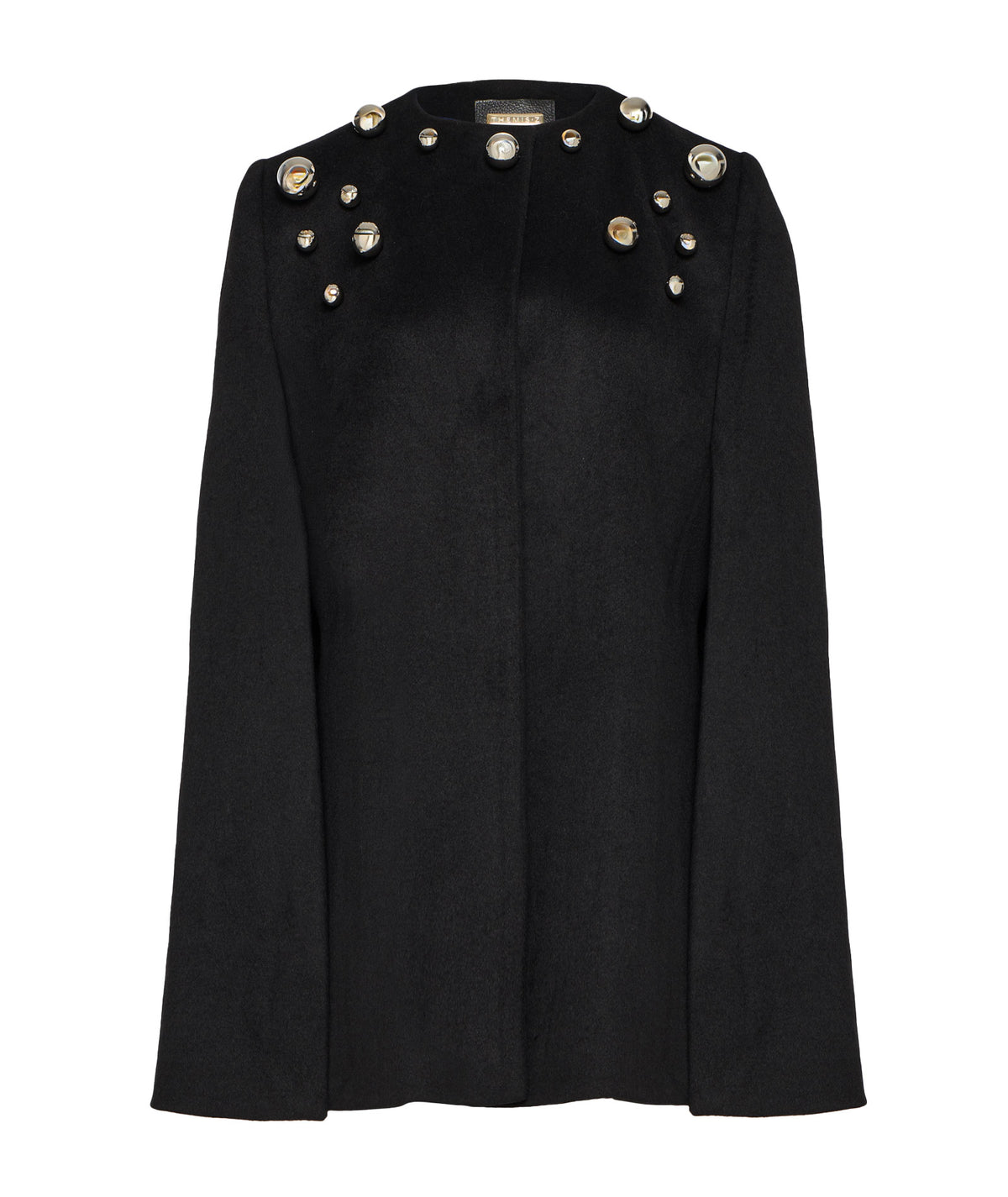 Themis Z | Black wool-cashmere Eclipse cape