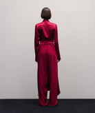 Stelios Koudounaris | Cherry red elastic-waist pants Stelios Koudounaris