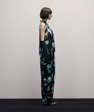 Stelios Koudounaris | Black floral sleeveless top Stelios Koudounaris