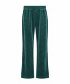 Stelios Koudounaris | Green velour flared pants Stelios Koudounaris