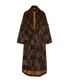 Nidodileda | Brown faux-fur Rei coat