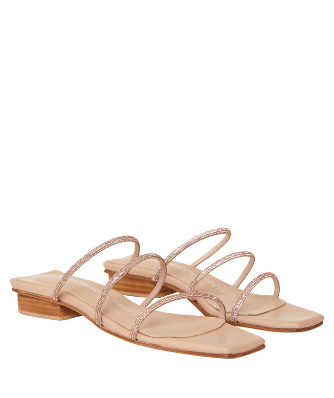 Low on sale flat sandals