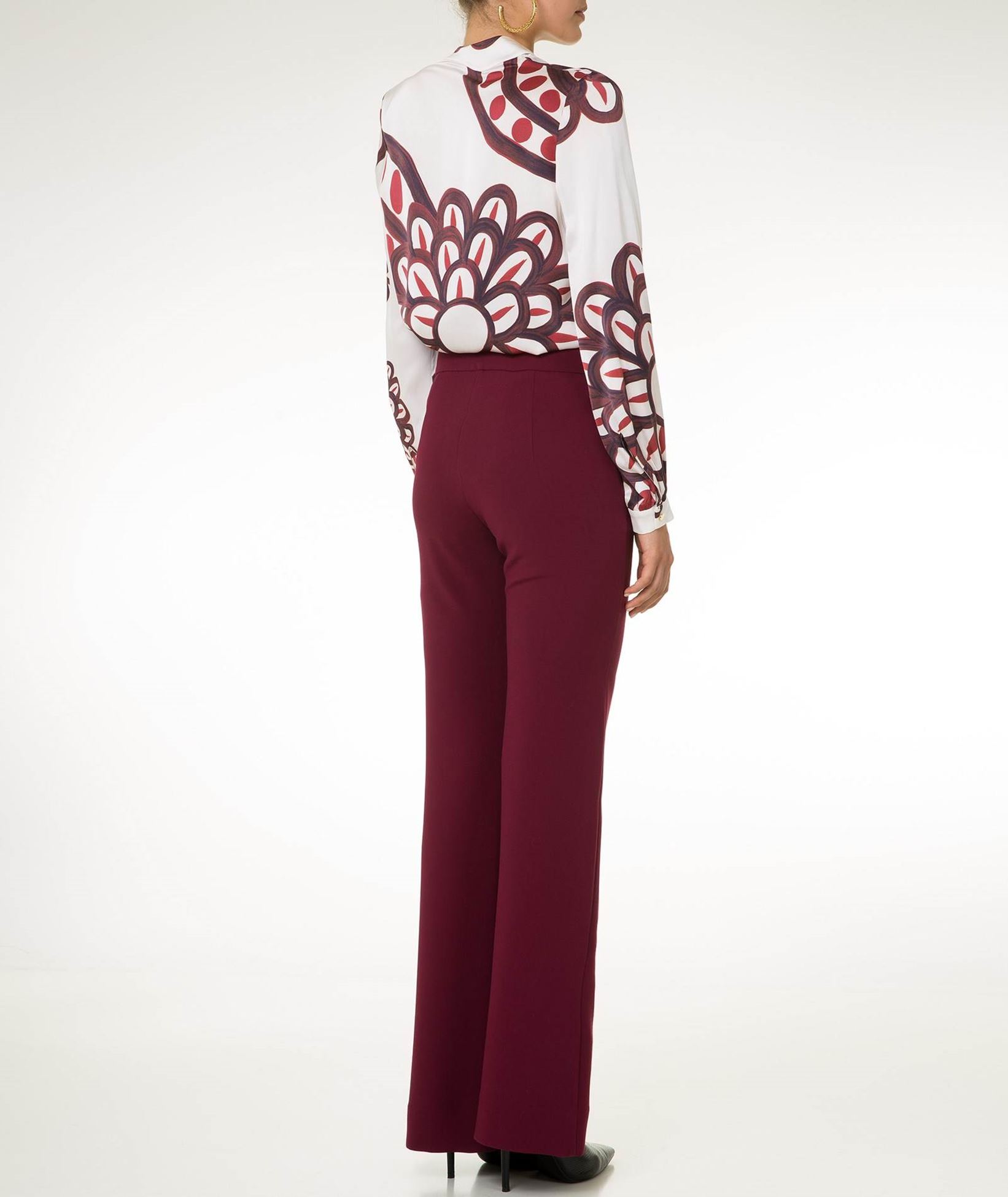 burgundy infinity trousers huge