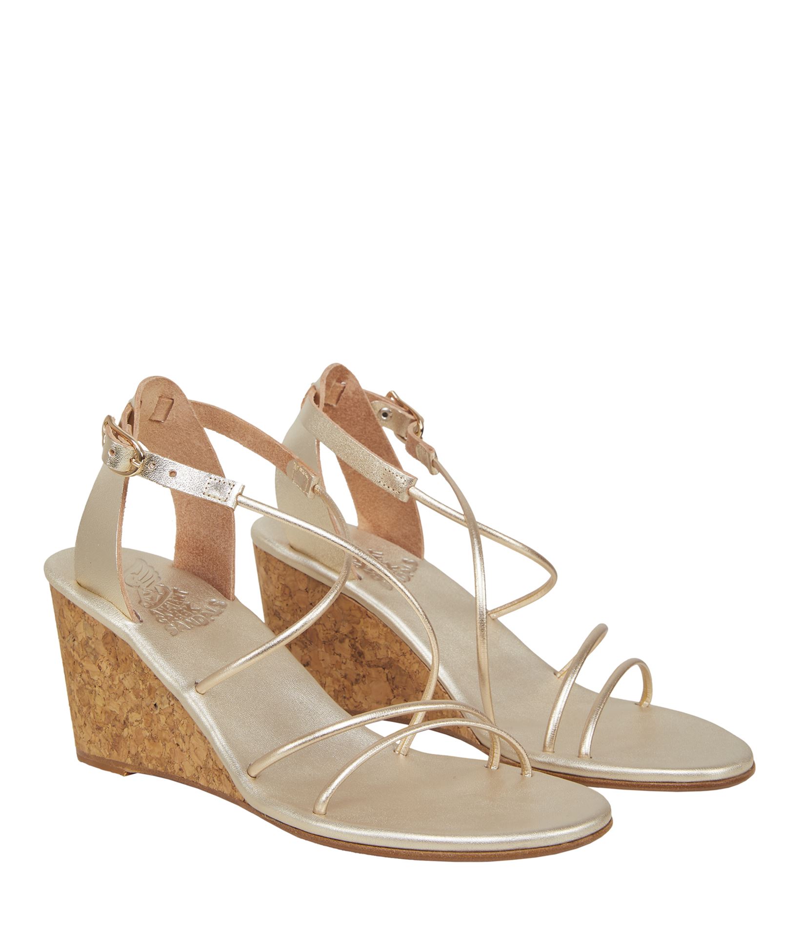 Glamorous Wide Fit Mid Espadrille Wedge Sandals In Beige-neutral | ModeSens