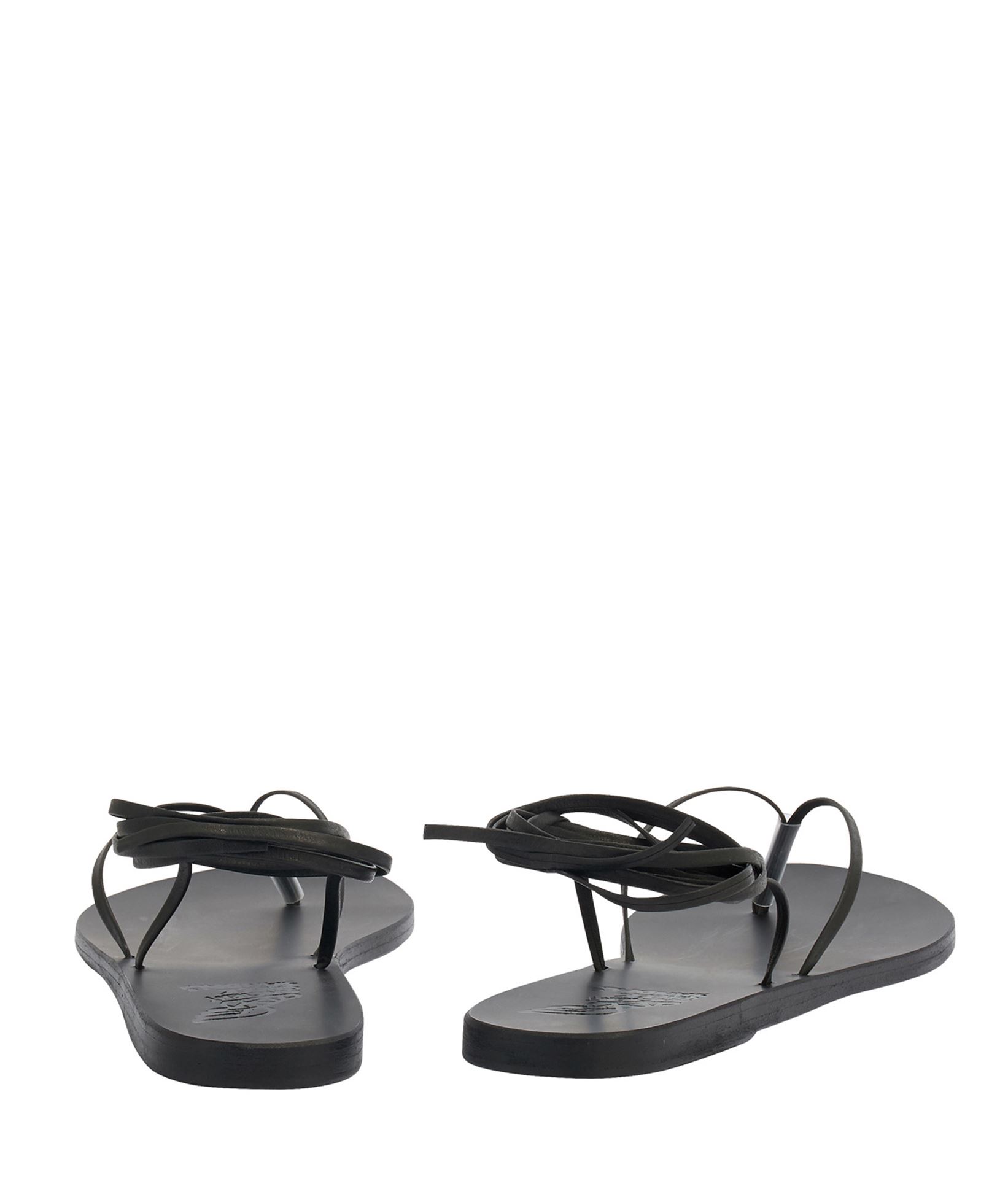 Ancient Greek Sandals Black Celia sandals Flat Sandals for Women